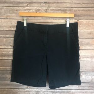 J.Crew Chino Broken Black classic twill shorts